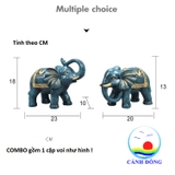 Tượng đôi voi phong thủy chiêu tài vượng khí