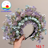 Cài tóc hoa chụp hình cổ trang, áo dài, cô dâu, tốt nghiệp , tết , dã ngoại phụ kiện chụp hình, phụ kiện cưới trang trí xinh