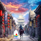 Giấy dán tường phong cách Trung Hoa trang trí cổ trang