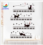 Giấy Dán Tường Âm Nhạc Đàn Piano - Những Cung Bậc Cảm Xúc Đầy Thăng Hoa