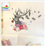 Giấy dán tường biểu tượng Hươu nghệ thuật và đầy ý nghĩa