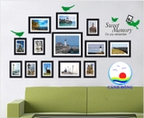 Decal dán tường bộ ảnh địa điểm du lịch nổi tiếng thế giới