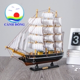 Mô hình thuyền gỗ thuận buồm xuôi gió Size lớn