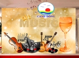 DECAL DÁN TƯỜNG ÂM NHẠC MUSIC SANG TRỌNG