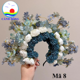Cài tóc hoa chụp hình cổ trang, áo dài, cô dâu, tốt nghiệp , tết , dã ngoại phụ kiện chụp hình, phụ kiện cưới trang trí xinh