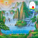 Tranh Phong Cảnh Trang Trí Tường In Kích Thước Theo Yêu Cầu