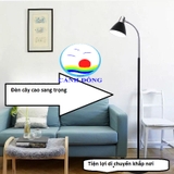 Đèn cây đứng sang trọng xoay 360 di chuyển tiện lợi khắp nơi tháo lắp nhỏ gọn không kèm bóng đèn
