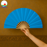 Quạt vải trơn 2 mặt Cảnh Đông - Quạt sự kiện múa, biểu diễn, quà tặng đám cưới