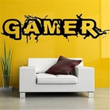 Decal dán tường gamer phong cách