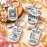 Móc khóa inox khắc mã QR , logo , khắc theo yêu cầu , quà tặng lưu niệm Cảnh Đông