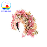 Cài tóc hoa chụp hình cổ trang, áo dài, cô dâu, tốt nghiệp , tết , dã ngoại phụ kiện chụp hình, phụ kiện cưới trang trí xinh