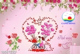 Decal dán tường tình yêu trang trí phòng vợ chồng, phòng cưới lãng mạn, sang trọng  - in theo size yêu cầu trên nhiều chất liệu - sẵn keo dán dễ