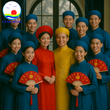Quạt vải chụp hình cưới chữ hỷ quà tặng Cảnh Đông - trang trí chụp hình cưới - khắc laser nội dung theo yêu cầu