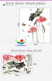 Giấy dán tường phong cảnh hồ sen