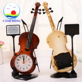 Đồng hồ báo thức để bàn trang trí hình cây đàn Violin