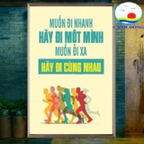 Tranh động lực dán tường, kính, gỗ, trang trí phòng làm việc - in theo size yêu cầu trên nhiều chất liệu - sẵn keo dán dễ