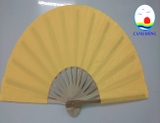 Quạt vải lụa trơn cầm tay quà lưu niệm, du lịch, tổ chức sự kiện - nhận vẽ tay nhanh thư pháp Việt Nam độc đáo