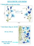 Decal dán tường hoa combo trang trí sang trọng dán được kính , gỗ