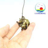 Chuông gió phong thủy đôi voi chiêu tài vượng khí