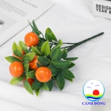 Chậu quýt nhựa để bàn trang trí màu sắc bắt mắt sinh động