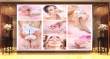 Tranh dán tường trang trí SPA lớn sẵn keo dán dễ in size theo yêu cầu