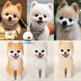 CHÓ PHỐC SÓC TƯỢNG MÔ HÌNH ĐẸP