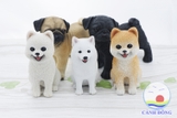 CHÓ SAMOYED TRẮNG TƯỢNG MÔ HÌNH ĐẸP