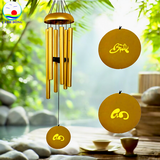 Chuông gió nhạc thiền Cảnh Đông – 6 thanh kim loại lớn – Treo ban công, sân vườn
