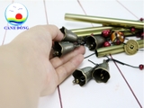 Chuông gió phong thủy CHIÊU TÀI TIẾN LỘC 5 CHUÔNG KHẮC CHÚ