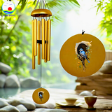 Chuông gió nhạc thiền Cảnh Đông – 6 thanh kim loại lớn – Treo ban công, sân vườn