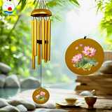 Chuông gió nhạc thiền Cảnh Đông – 6 thanh kim loại lớn – Treo ban công, sân vườn
