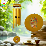 Chuông gió nhạc thiền Cảnh Đông – 6 thanh kim loại lớn – Treo ban công, sân vườn