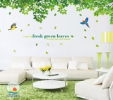 Decal dán tường combo phong cảnh thiên nhiên