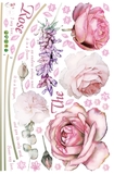 Decal dán tường hoa hồng rose  lãng mạn - không gian phòng đẹp sang trọng, thư giãn
