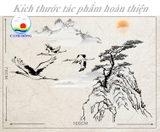 Decal dán tường nội thất Á ĐÔNG SANG TRỌNG - PHONG CẢNH HÙNG VĨ