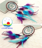 DREAMCATCHER LƯỚI GIẤC MƠ - BÙA NGỦ NGON MÀU TÍM XANH