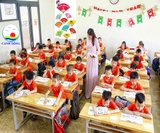 Tranh dán tường mầm non mẫu giáo dạy trẻ chăm ngoan dán lớp học,  góc học tập của bé - in theo size yêu cầu trên nhiều chất liệu - sẵn keo dán dễ