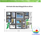 Decal dán tường bộ ảnh địa điểm du lịch nổi tiếng thế giới
