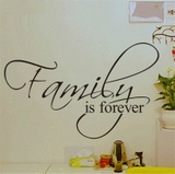 Decal dán tường chữ FAMILY IS FOREVER ý nghĩa gia đình hạnh phúc