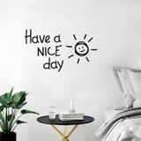 Giấy dán tường chữ HAVE A NICE DAY Ý NGHĨA
