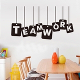 Giấy dán tường chữ TEAMWORK kiểu dáng treo tường truyền động lực ý nghĩa