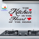 Giấy dán tường hạnh phúc THE KITCHEN IS THE HEART OF THE HOME