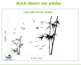 Giấy dán tường PHONG CẢNH THIÊN NHIÊN TRE BÊN HỒ CÁ