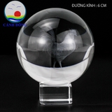 Quả cầu pha lê con Gà 3D – quà tặng pha lê sang trọng