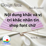 Quạt vải Pastel cán tre kiểu mới Cảnh Đông -Quạt Sự Kiện, Chụp Hình, Múa, Quà Tặng Cưới