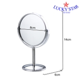 Gương để bàn trang điểm hai mặt xoay 360 tiện lợi và sang trọng
