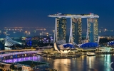 Tượng Singapore Pha Lê Chạm Khắc 3D - Quà Lưu Niệm Sang Trọng