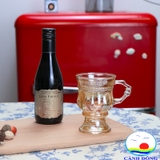 Ly cốc thủy tinh vintage hoàng gia sang trọng