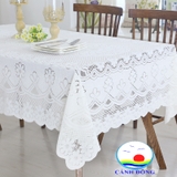 Khăn trải bàn ren phong cách vintage decor sang trọng