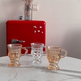 Ly cốc thủy tinh vintage hoàng gia sang trọng